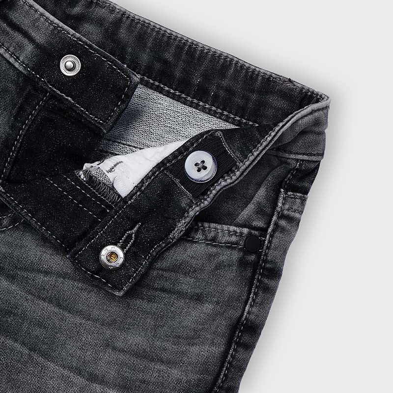 Mayoral Boy Grey Soft Denim Shorts 3239