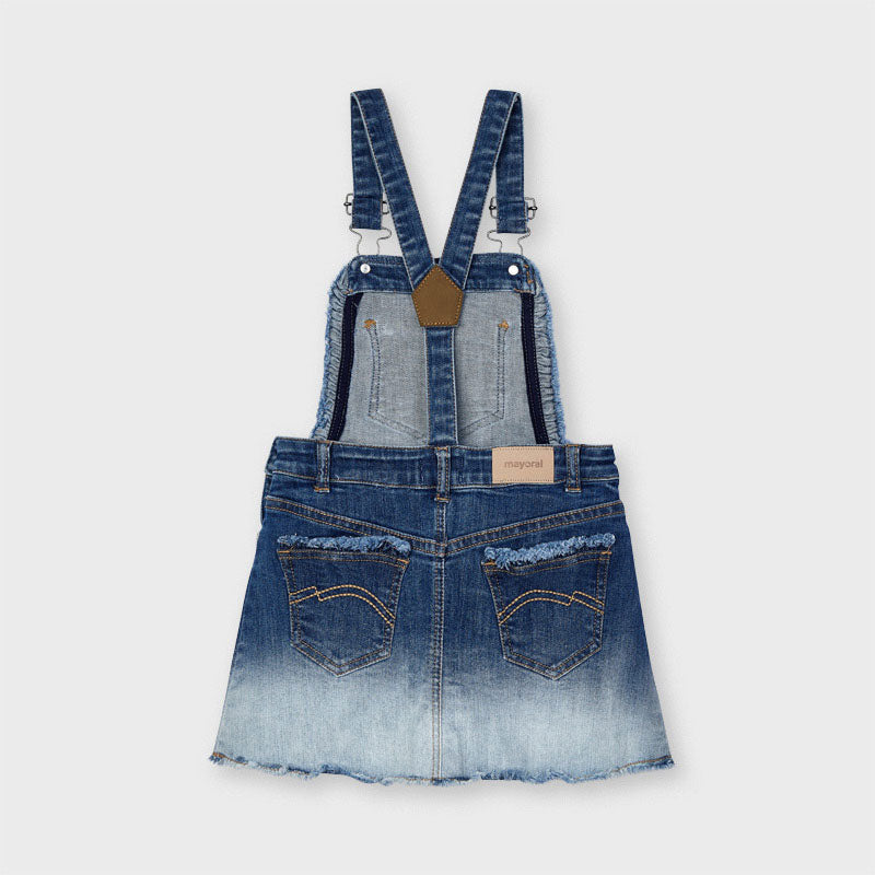 Mayoral Girl SS21 Denim Pinafore 3909