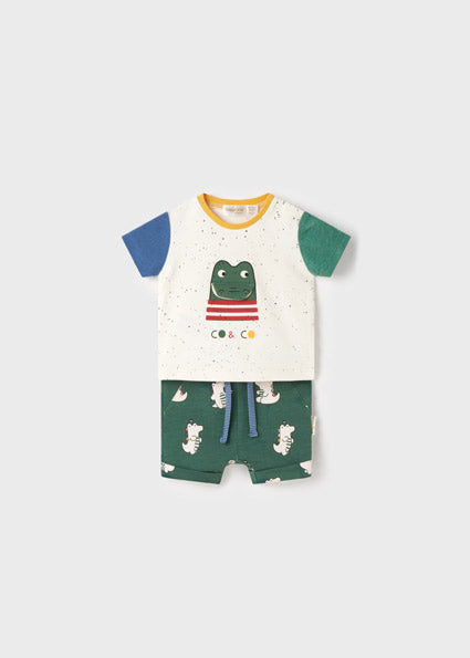 Mayoral Baby Boy Croc Short Set 1217