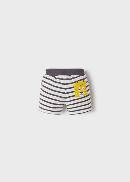 Mayoral Baby Boy Dark Grey Striped Shorts 1230
