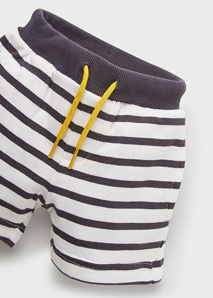 Mayoral Baby Boy Dark Grey Striped Shorts 1230