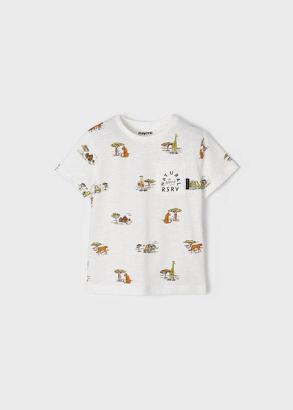 Mayoral Boy SS22 Animal Print T-Shirt 3002