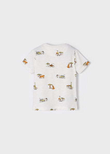 Mayoral Boy SS22 Animal Print T-Shirt 3002