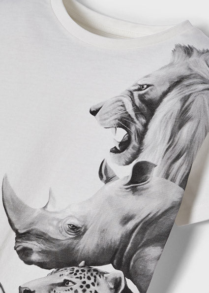Mayoral Boy SS22 Animal Print T-Shirt 3003