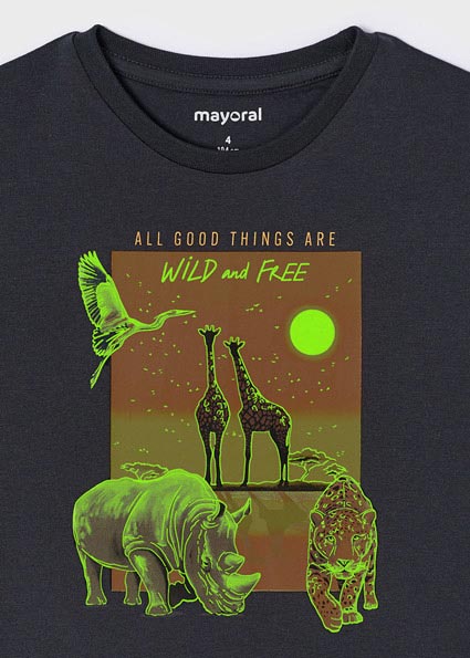 Mayoral Boy SS22 Glow in The Dark T-shirt 3006