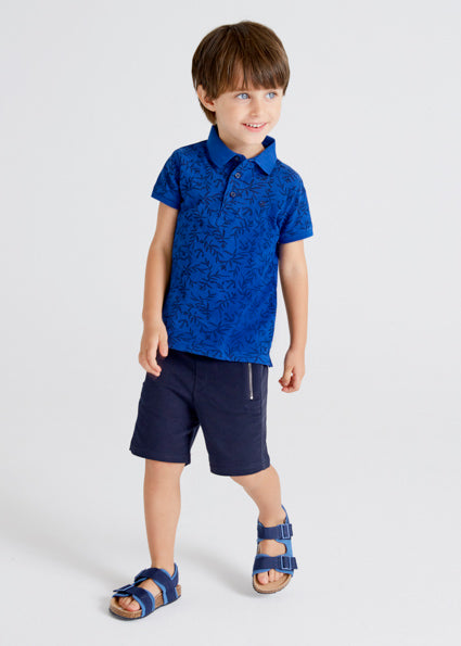 Mayoral Boy Navy Fleece Bermuda Shorts 3248