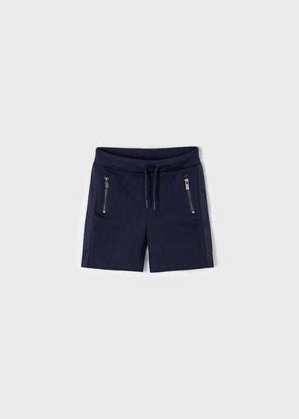 Mayoral Boy Navy Fleece Bermuda Shorts 3248