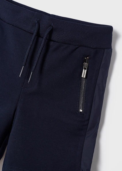 Mayoral Boy Navy Fleece Bermuda Shorts 3248