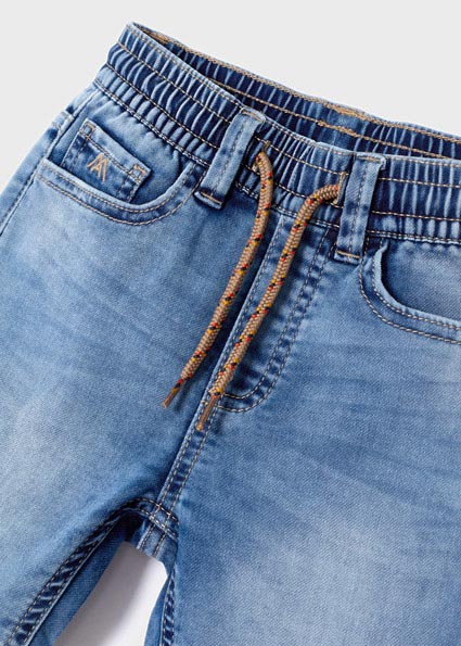 Mayoral Boy SS22 Bleach soft Denim Shorts 3253