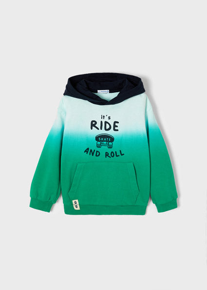 Mayoral Boy SS22 Green & Navy Hoody 3402