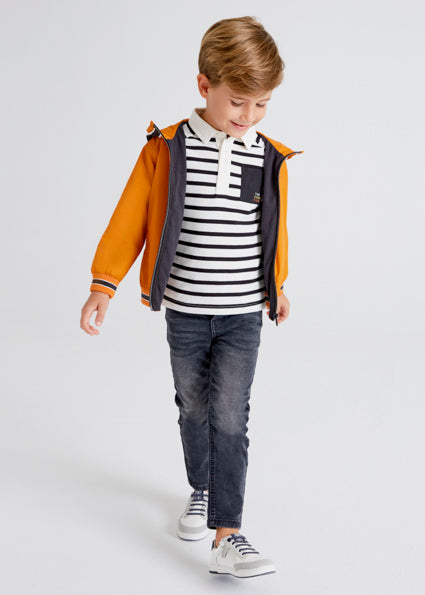 Mayoral Boy SS22 Black Smooth Denim Soft Jeans 3578