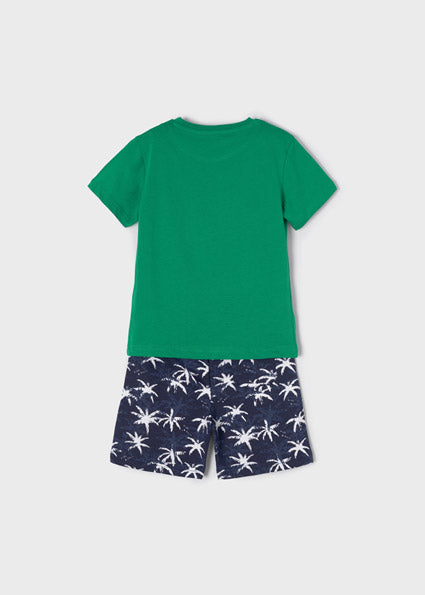 Mayoral Boy SS22 Green Short Set 3655