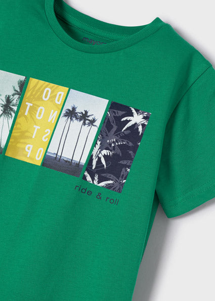 Mayoral Boy SS22 Green Short Set 3655