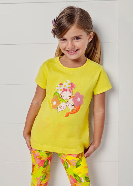 Mayoral Girl SS22 Lemon Print Legging Set 3766