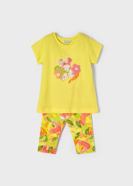 Mayoral Girl SS22 Lemon Print Legging Set 3766