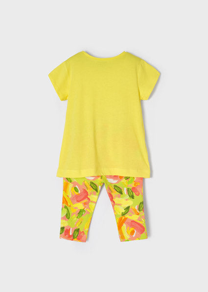 Mayoral Girl SS22 Lemon Print Legging Set 3766