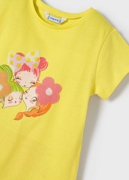 Mayoral Girl SS22 Lemon Print Legging Set 3766