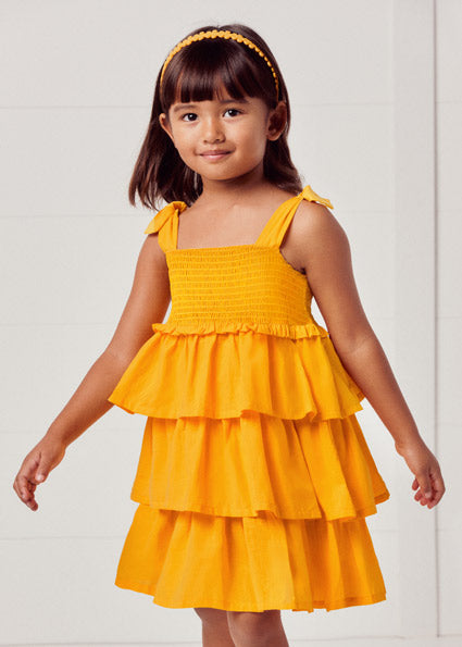 Mayoral Girl SS22 Banana Smock Dress 3933