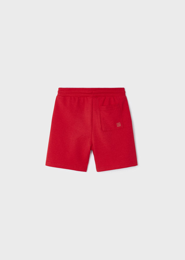 Mayoral Boy Red Fleece Shorts 611
