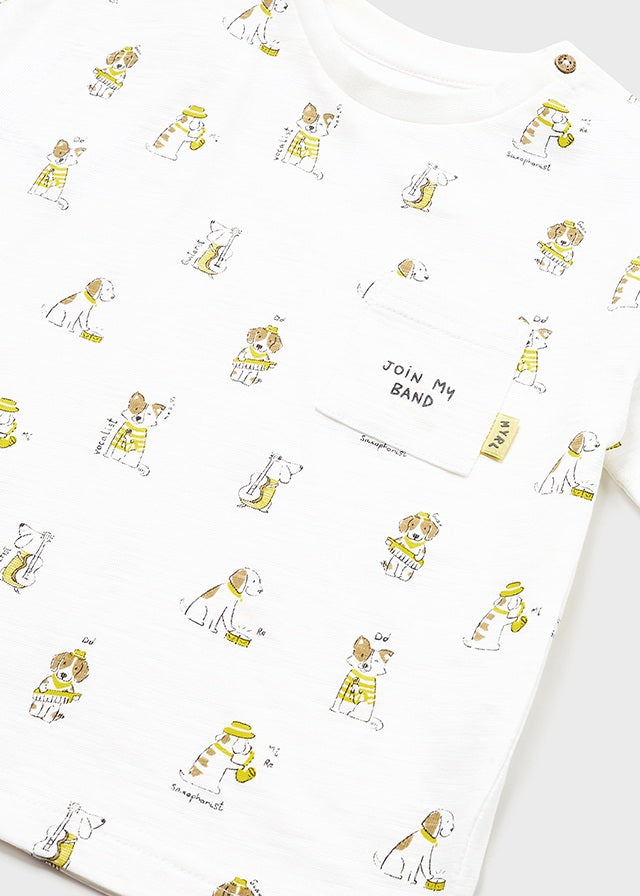 Mayoral Baby Boy Puppy T-shirt 1016