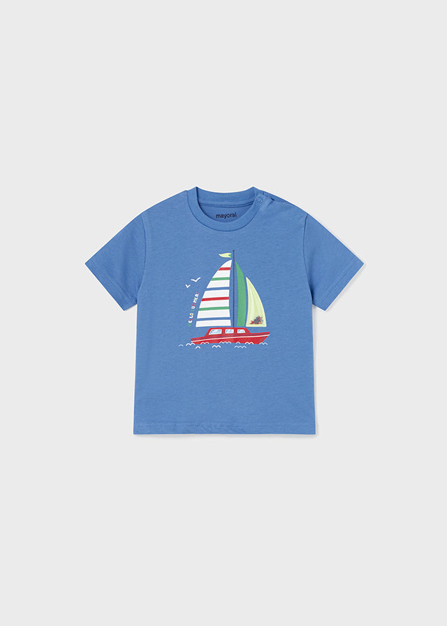 Mayoral Baby Boy Sailing Boat T-Shirt 1022