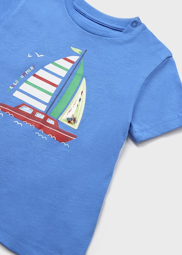 Mayoral Baby Boy Sailing Boat T-Shirt 1022