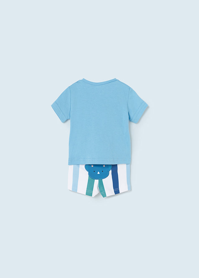 Mayoral Baby Boy Blue Dinosaur Swim Set 1624