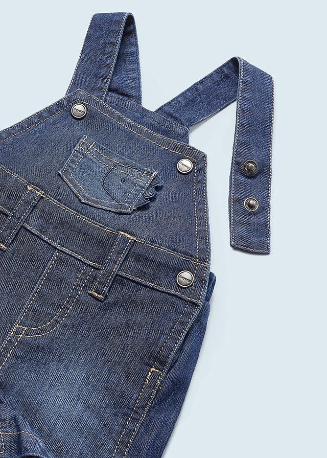 Mayoral Baby Boy Denim Dungarees & Top 1628