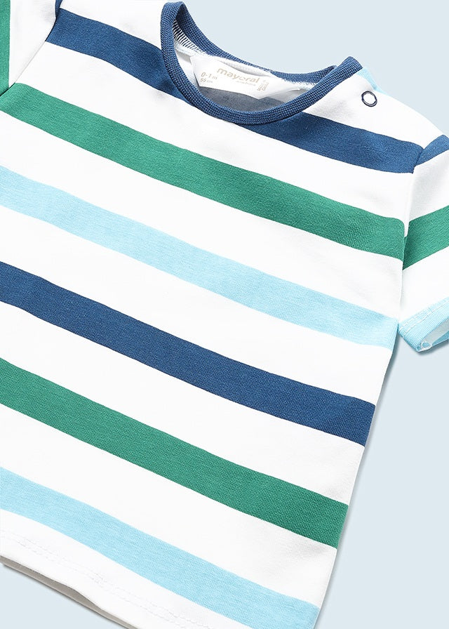 Mayoral Baby Boy Denim Dungarees & Top 1628