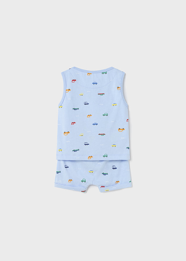 Mayoral Baby Boy Car Pyjamas 1788