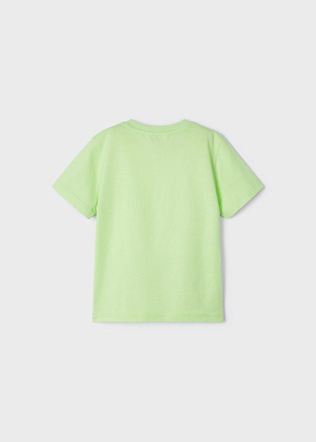 Mayoral Boy Neon Green Surf T-shirt 3019