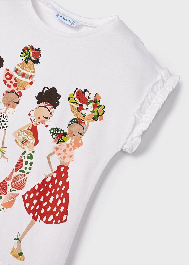 Mayoral Girl SS23 Printed Top & Skort Set 3063/3907