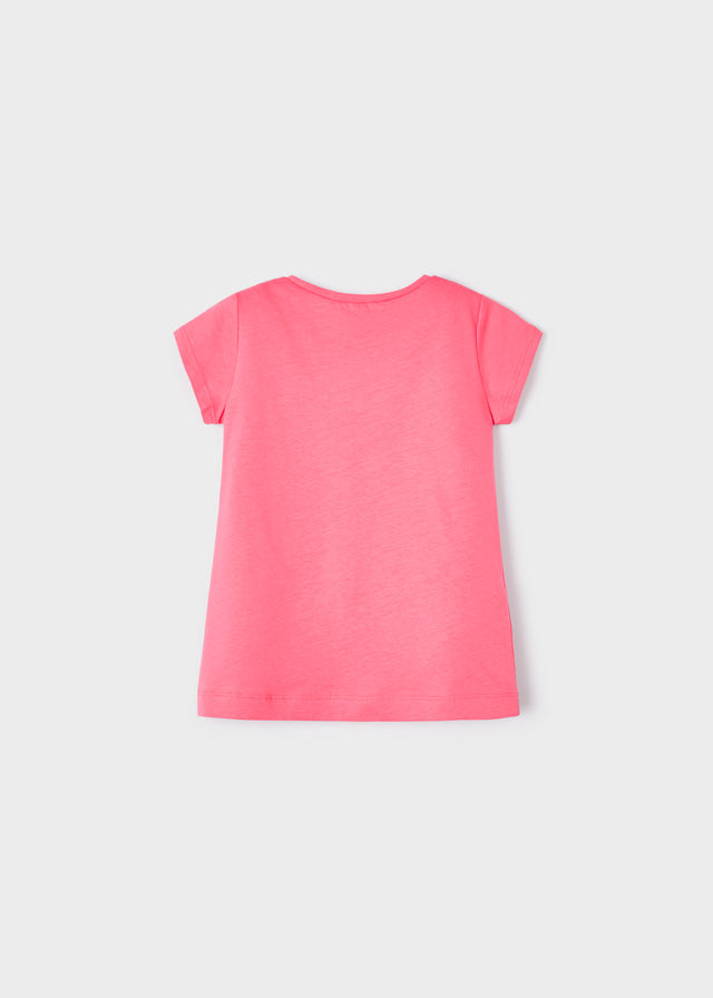 Mayoral Girl SS23 Pink Heart Print Legging Set 3070/3778