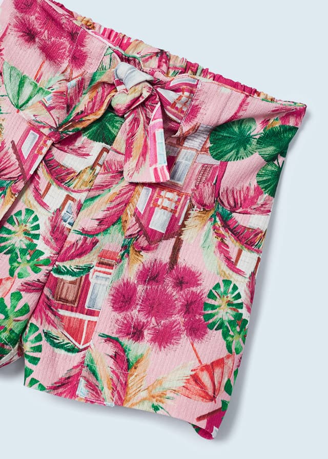 Mayoral Girl SS23 Peony Printed Short Set 3214