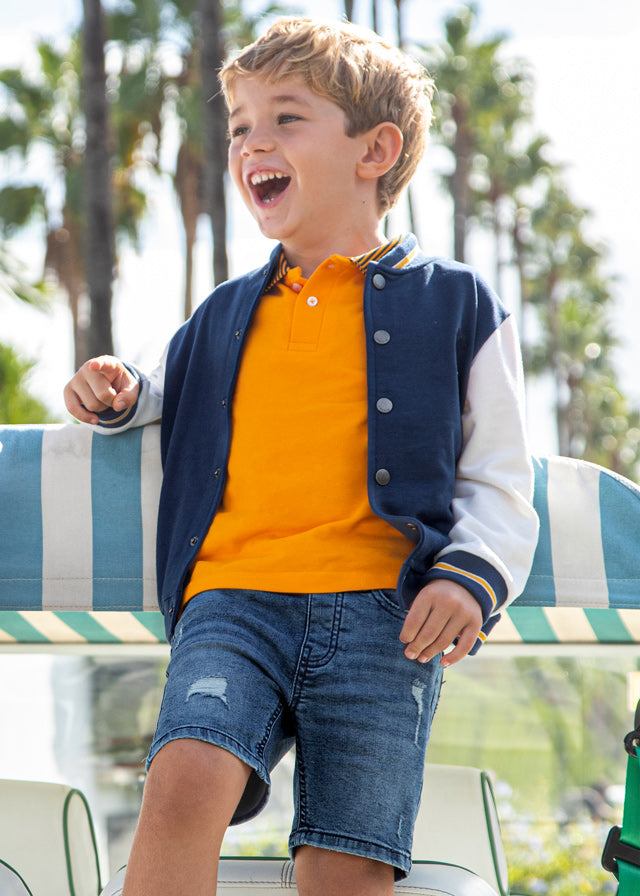 Mayoral Boy Blue Denim Bermuda Shorts 3239