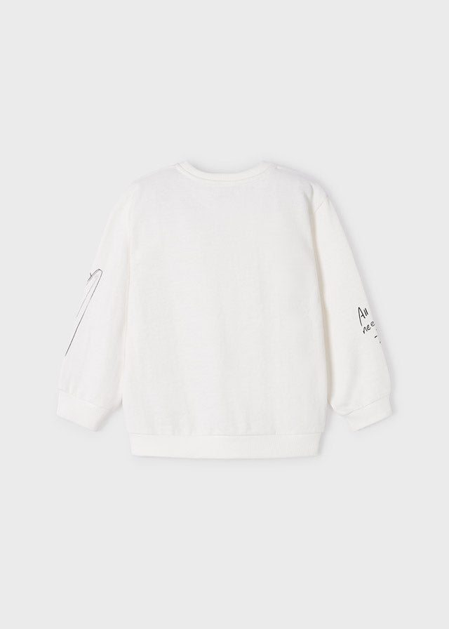 Mayoral Boy SS23 Cream Surfboard Sweater 3447