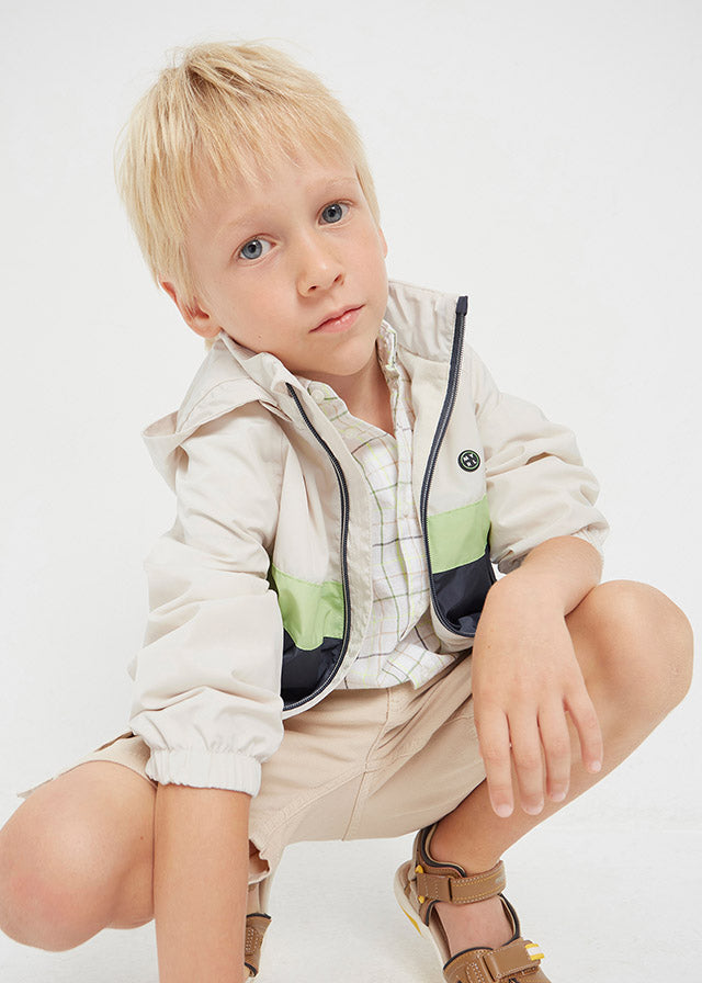 Mayoral Boy Block Stripe Windbreaker 3465