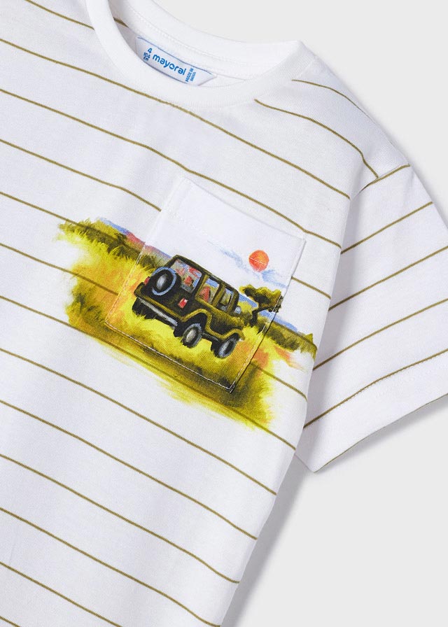 Mayoral Boy SS23 Lemon Safari Short Set 3675