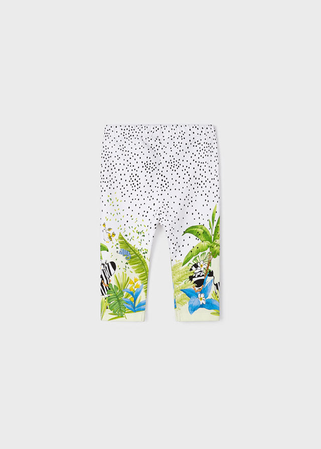 Mayoral Girl SS23 White Printed Legging Set 3069/3776