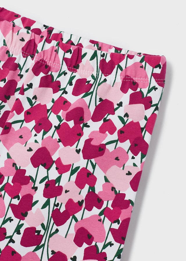 Mayoral Girl SS23 Pink Heart Print Legging Set 3070/3778