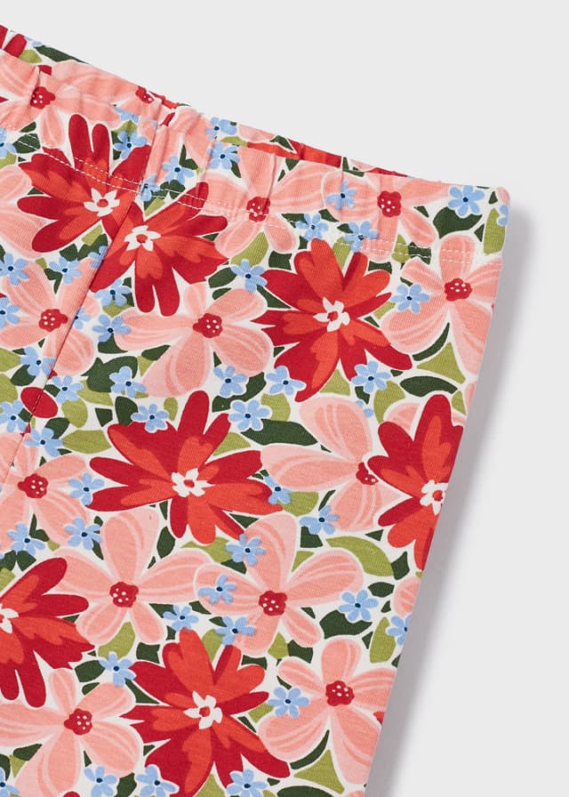 Mayoral Girl SS23 Peach Print Legging Set 3070/3778