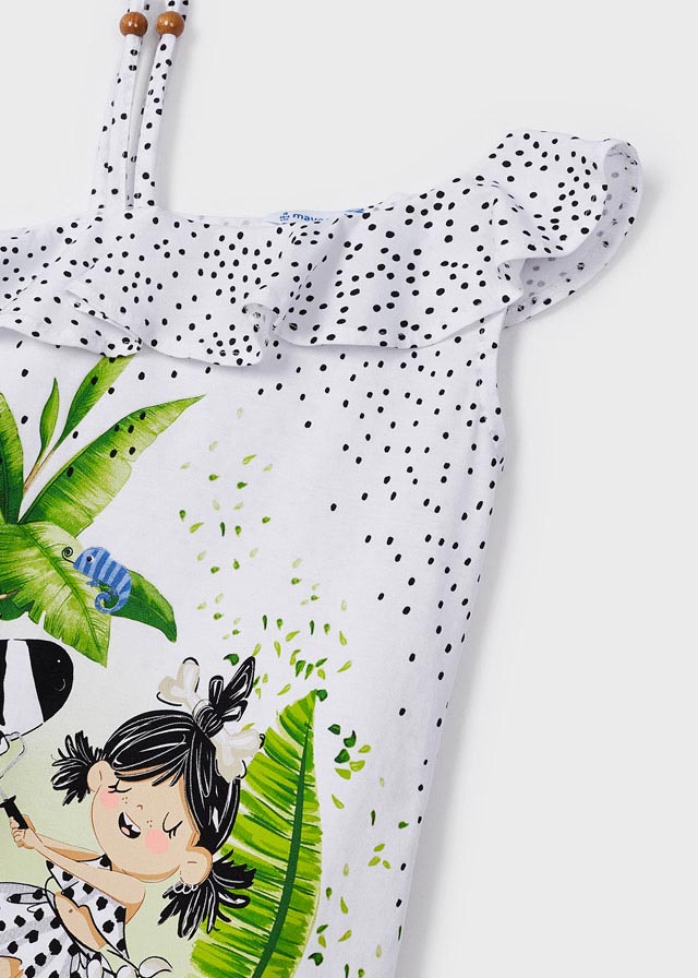 Mayoral Girl SS23 White Dress 3935