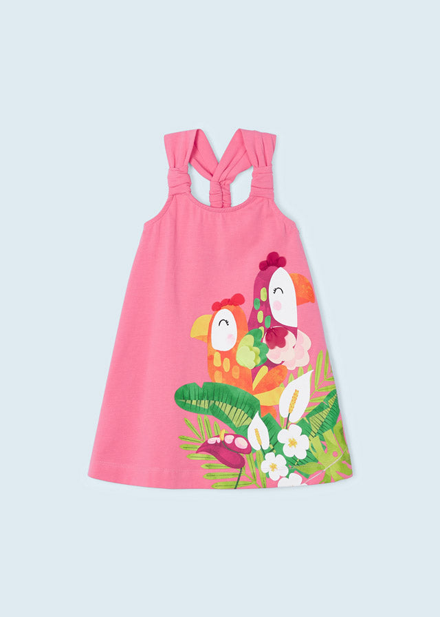 Mayoral Girl Peony Printed Dress 3944