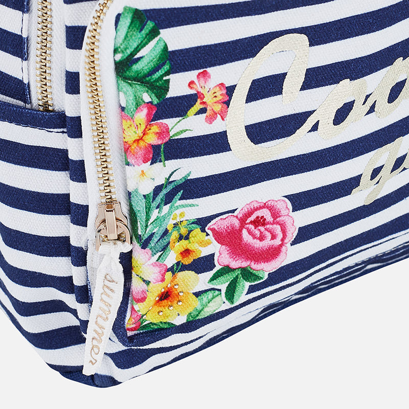 Mayoral Girl Nautical Stripe Backpack 10605