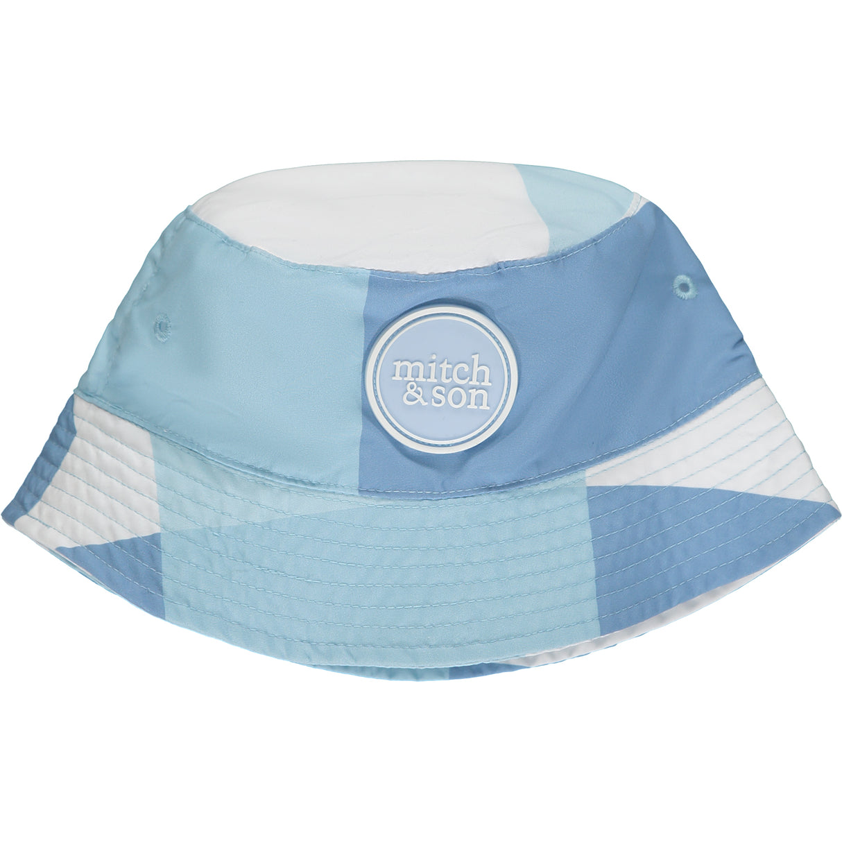 Mitch & Son SS23 James Blue Square Bucket Hat 3122