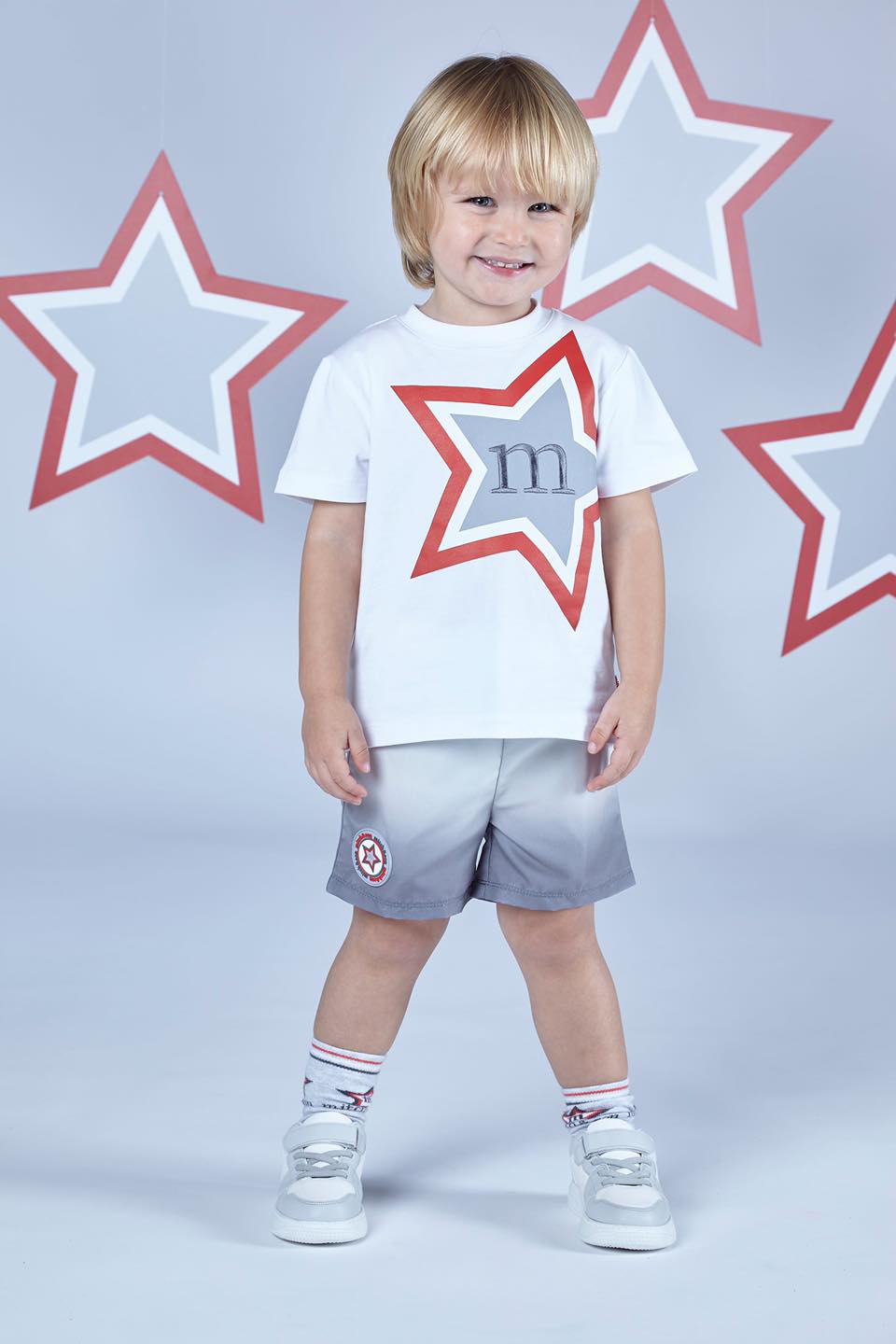 Mitch & Son Layton Star T-shirt & Swim Short Set 3310/3315