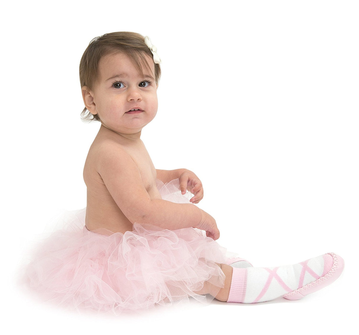 Mocc Ons Baby Moccasin Slipper Socks! Ballerina Style