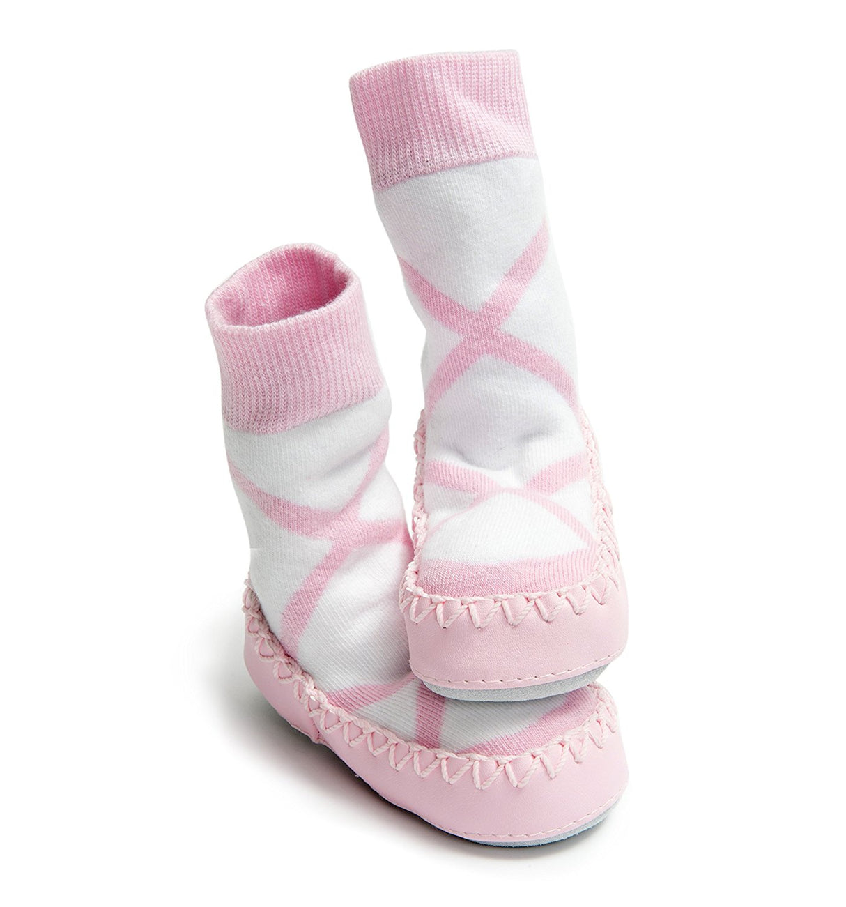 Mocc Ons Baby Moccasin Slipper Socks! Ballerina Style