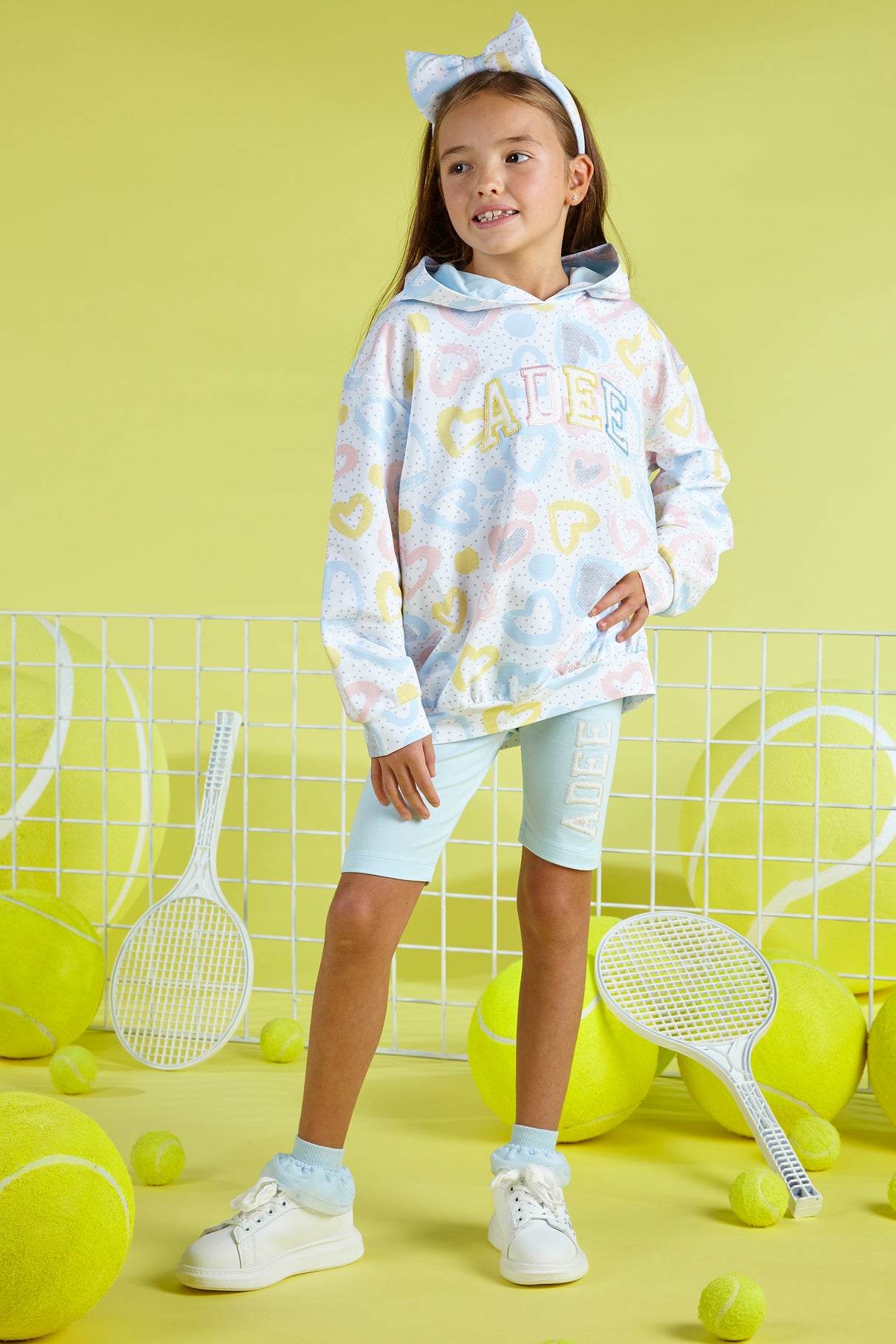 A Dee SS23 Venus Printed Cycling Short and Hoody Set 2512