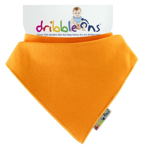Dribble Ons Baby Dribble Bandana Style Bib 0m+ Orange